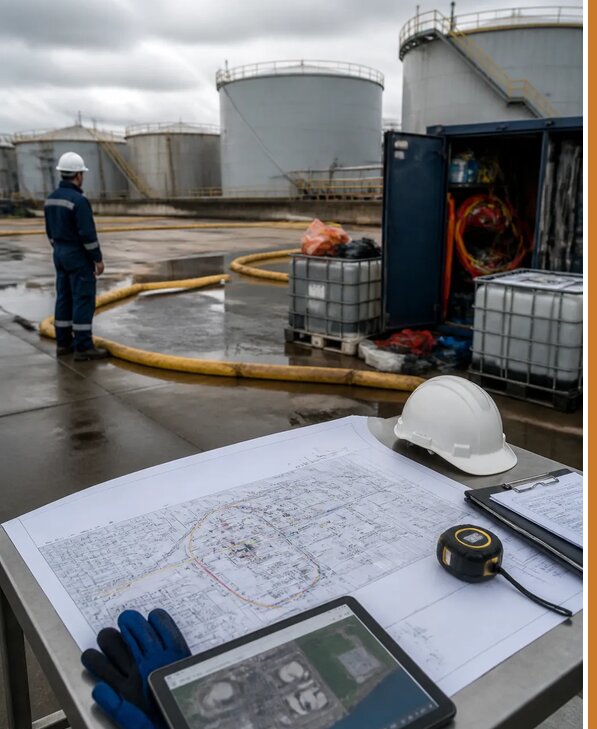 Разработка плана ликвидации разливов нефти в Чайковском
