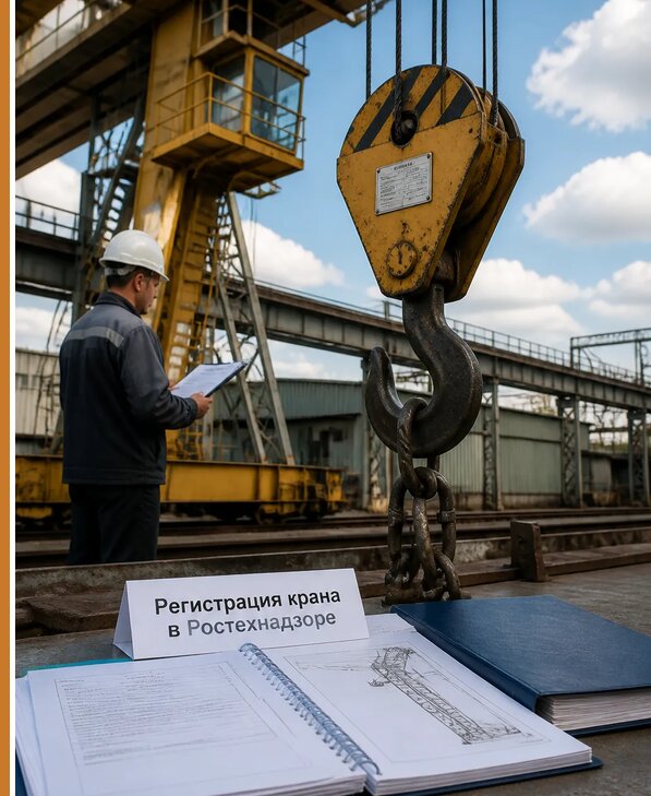 Регистрация крана в Ростехнадзоре в Чайковском от 15182 р. | Авеста ОТиПБ